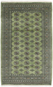 Pakistan Bokhara 2Ply Rug 164X255 Authentic
 Oriental Handknotted Dark Green/Olive Green (Wool, Pakistan)
