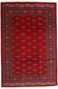 Paquistão Bucara 2Ply Tapete 199X297 Oriental Feito A Mão Vermelho Escuro/Vermelho (Lã, Paquistão)
