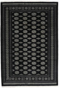 Paquistão Bucara 3Ply Tapete 201X297 Oriental Feito A Mão Preto/Cinza Escuro (Lã, Paquistão)
