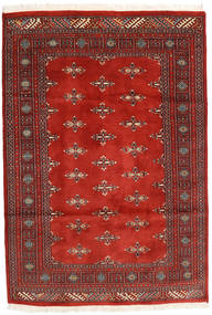 Pakistan Bokhara 2Ply Rug 126X183 Authentic
 Oriental Handknotted Dark Red/Rust Red (Wool, Pakistan)