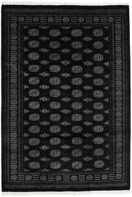 Paquistão Bucara 3Ply Tapete 203X295 Oriental Feito A Mão Preto/Cinza Escuro (Lã, Paquistão)