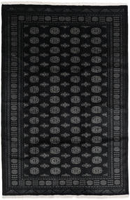 Paquistão Bucara 3Ply Tapete 202X304 Oriental Feito A Mão Preto/Azul Escuro (Lã, Paquistão)