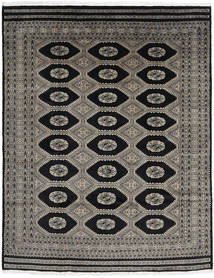 Pakistan Bokhara 2Ply Rug 197X251 Authentic
 Oriental Handknotted Dark Grey/Black (Wool, Pakistan)