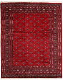Paquistão Bucara 2Ply Tapete 246X302 Oriental Feito A Mão Vermelho/Vermelho Escuro (Lã, Paquistão)