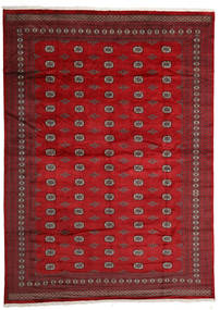 Paquistão Bucara 2Ply Tapete 309X425 Oriental Feito A Mão Vermelho Escuro/Vermelho Grande (Lã, Paquistão)