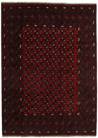 Afghan Rug 207X285 Authentic
 Oriental Handknotted Dark Brown/Dark Red (Wool, Afghanistan)