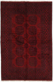 Afegão Tapete 160X245 Oriental Feito A Mão Vermelho Escuro/Castanho Escuro (Lã, Afeganistão)