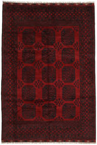 Afghan Rug 192X282 Authentic
 Oriental Handknotted Dark Brown/Dark Red (Wool, Afghanistan)