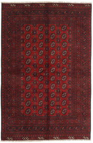 Afegão Tapete 156X239 Oriental Feito A Mão Vermelho Escuro (Lã, Afeganistão)