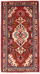 Lillian Tapete 74X135 Oriental Feito A Mão Castanho Alaranjado/Vermelho Escuro (Lã, Pérsia/Irão)