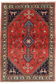 Abadeh Tapete 98X144 Oriental Feito A Mão Vermelho Escuro/Castanho Alaranjado (Lã, Pérsia/Irão)