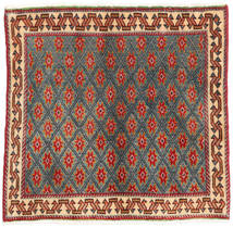 Qashqai Rug 59X62 Authentic
 Oriental Handknotted Square Dark Grey/Brown (Wool, Persia/Iran)