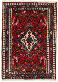 Asadabad Rug 61X86 Authentic
 Oriental Handknotted Black/Dark Red (Wool, Persia/Iran)