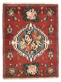 Bakhtiari Tapete 70X93 Oriental Feito A Mão Vermelho Escuro/Cinza Escuro (Lã, Pérsia/Irão)