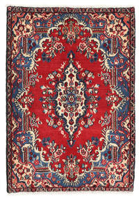 Hamadã Shahrbaf Tapete 68X97 Oriental Feito A Mão Porpora Escuro/Vermelho Escuro (Lã, Pérsia/Irão)