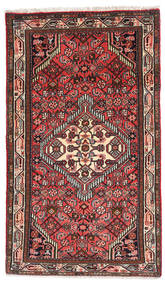 Asadabad Tapete 77X133 Oriental Feito A Mão Castanho/Preto (Lã, Pérsia/Irão)