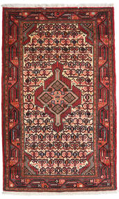 Asadabad Tapete 80X130 Oriental Feito A Mão Castanho Escuro/Vermelho Escuro (Lã, Pérsia/Irão)