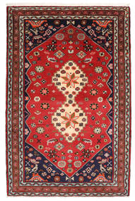 Hamadã Tapete 80X123 Oriental Feito A Mão Castanho Alaranjado/Vermelho Escuro (Lã, Pérsia/Irão)