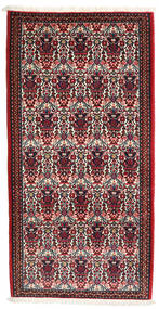 Abadeh Tapete 73X144 Oriental Feito A Mão Vermelho Escuro/Azul Escuro (Lã, Pérsia/Irão)