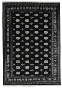 Pakistan Bokhara 2Ply Rug 240X348 Authentic Oriental Handknotted Black/Dark Grey (Wool, Pakistan)