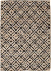 Trisha Tapete 140X200 Moderno Tecidos À Mão Castanho Claro/Cinza Escuro ( Índia)