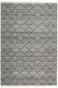 Mauri Matto 200X300 Moderni Käsinkudottu Tummanharmaa/Vaaleanharmaa (Villa, Intia)