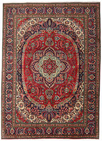 Tabriz Rug 247X344 Authentic Oriental Handknotted Dark Brown/Dark Red (Wool, Persia/Iran)