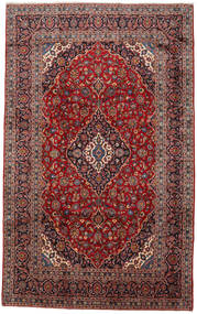 Keshan Rug 237X381 Authentic
 Oriental Handknotted Brown/Dark Red (Wool, Persia/Iran)