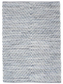 Hilda - Denim/White Rug 140X200 Authentic
 Modern Handwoven Beige/Light Blue (Cotton, India)