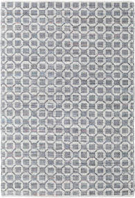 Elna - Grey Rug 140X200 Authentic
 Modern Handwoven Light Grey/Light Blue (Cotton, India)