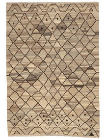 Kelim Ariana Matto 206X298 Moderni Käsinkudottu Vaaleanharmaa/Beige (Villa, Afganistan)