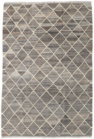 Kilim Ariana Rug 128X189 Authentic
 Modern Handwoven Light Grey/Dark Grey (Wool, Afghanistan)