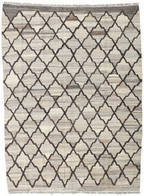 Kilim Ariana Rug 134X181 Authentic
 Modern Handwoven Light Grey/Dark Grey (Wool, Afghanistan)