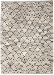 Kilim Ariana Rug 209X286 Authentic
 Modern Handwoven Light Grey/Light Brown (Wool, Afghanistan)