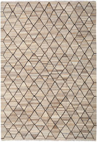 Kilim Ariana Rug 207X301 Authentic
 Modern Handwoven Light Brown/Light Grey (Wool, Afghanistan)