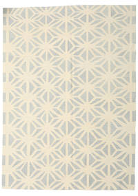 Kilim Modern Rug 205X285 Authentic
 Modern Handwoven Beige/Light Grey (Wool, Afghanistan)