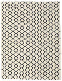 Kilim Modern Rug 213X280 Authentic
 Modern Handwoven Beige/Dark Grey (Wool, Afghanistan)
