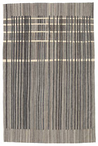 Kilim Modern Rug 200X306 Authentic
 Modern Handwoven Dark Grey/Light Grey (Wool, Afghanistan)