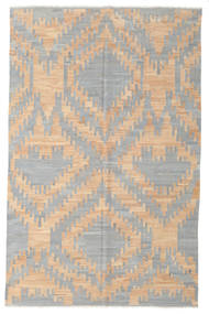 Kilim Modern Rug 196X305 Authentic
 Modern Handwoven Light Grey/Dark Beige (Wool, Afghanistan)