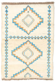 Barchi/Moroccan Berber - Afganistan Tapete 90X128 Moderno Feito A Mão Bege/Luz Rosa (Lã, Afeganistão)