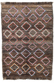 Barchi/Moroccan Berber - Afganistan Rug 90X129 Authentic
 Modern Handknotted Light Brown/Dark Grey (Wool, Afghanistan)