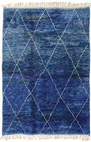 Berber Moroccan - Mid Atlas Teppich
 207X298 Echter Moderner Handgeknüpfter Dunkelblau/Blau (Wolle, Marokko)
