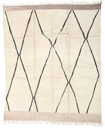 Berber Moroccan - Beni Ourain Rug 285X345 Authentic
 Modern Handknotted Beige Large (Wool, Morocco)