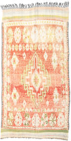 Berber Moroccan - Mid Atlas Rug 157X260 Authentic
 Modern Handknotted Beige/Light Pink (Wool, Morocco)