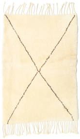 Berber Moroccan - Beni Ourain Covor 80X112 Modern Lucrat Manual Bej/Bej Închis (Lână, Maroc)