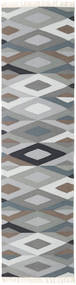 Zimba - Harmaa Matto 80X300 Moderni Käsinkudottu Käytävämatto Vaaleanharmaa/Tummanharmaa (Villa, Persia/Iran)