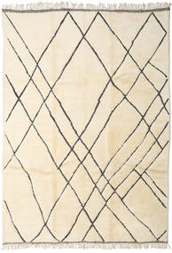 Berber Moroccan - Beni Ourain Rug 278X388 Authentic
 Modern Handknotted Beige/Yellow Large (Wool, Morocco)