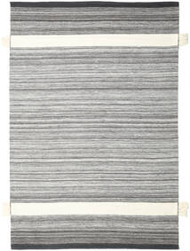 Fenix - Preto Tapete 200X300 Moderno Tecidos À Mão Cinzento Claro/Bege (Lã, Índia)