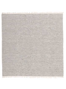 Melange - Grey Rug 200X200 Authentic
 Modern Handwoven Square Light Grey (Wool, India)