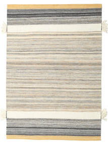 Fenix - Yellow Koberec 140X200 Moderní Ruční Tkaní Světle Šedá/Béžová (Vlna, Indie)